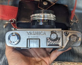 ヴィンテージ ヤシカ ミニスターD レンジファインダー 35mm カメラ