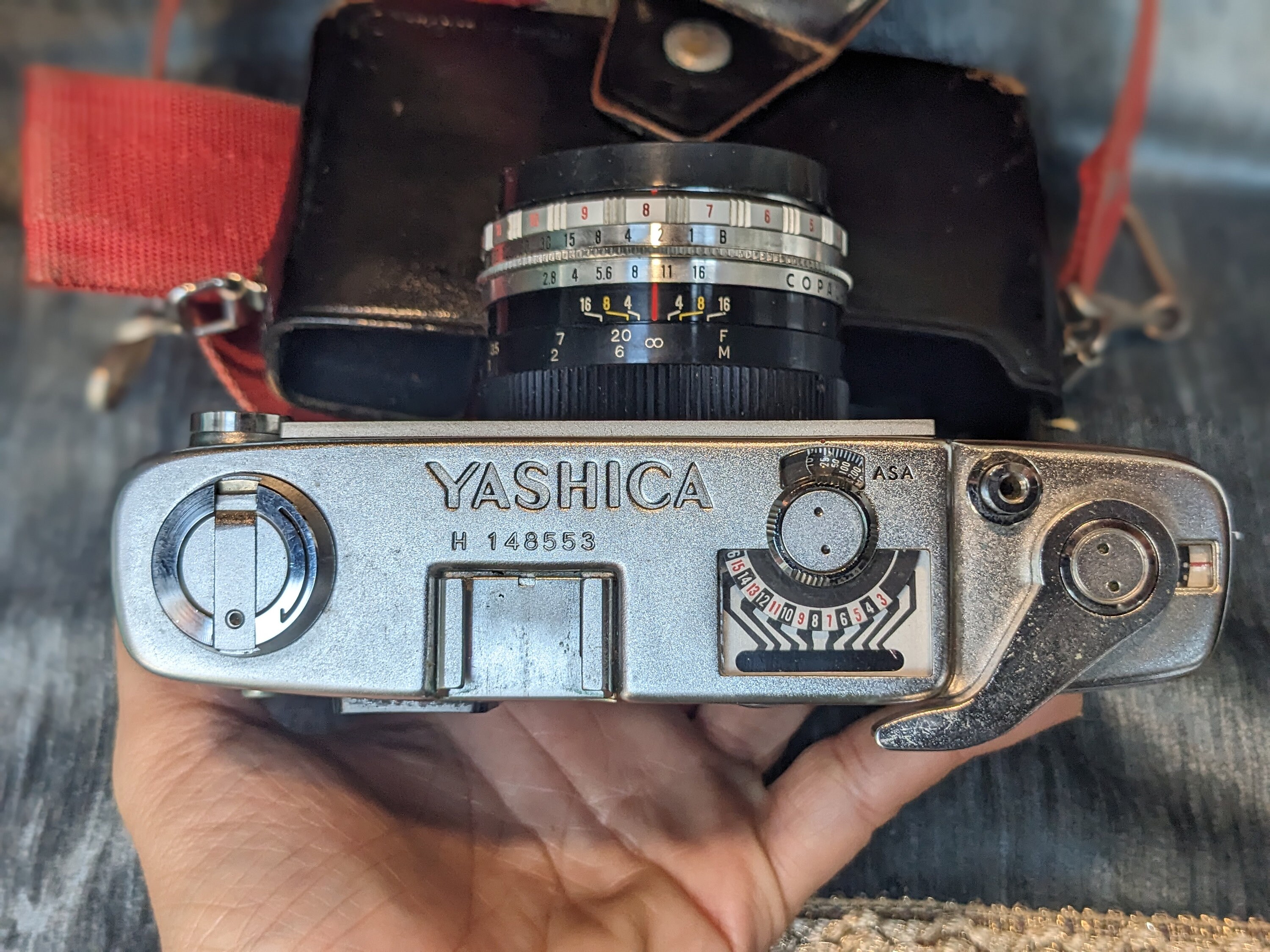ヴィンテージ ヤシカ ミニスターD レンジファインダー 35mm カメラ