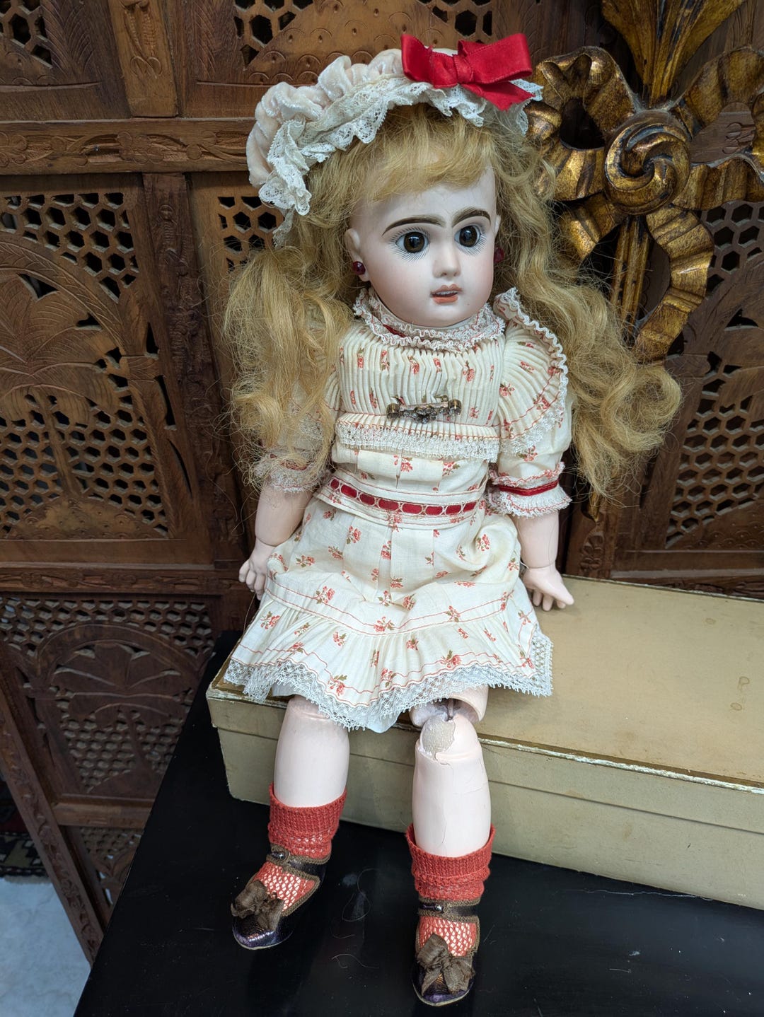 アンティークビスクドール Bebe Jumeau サイズ５ Antique Doll Bebe Jumeau Diplome D Honneur 19