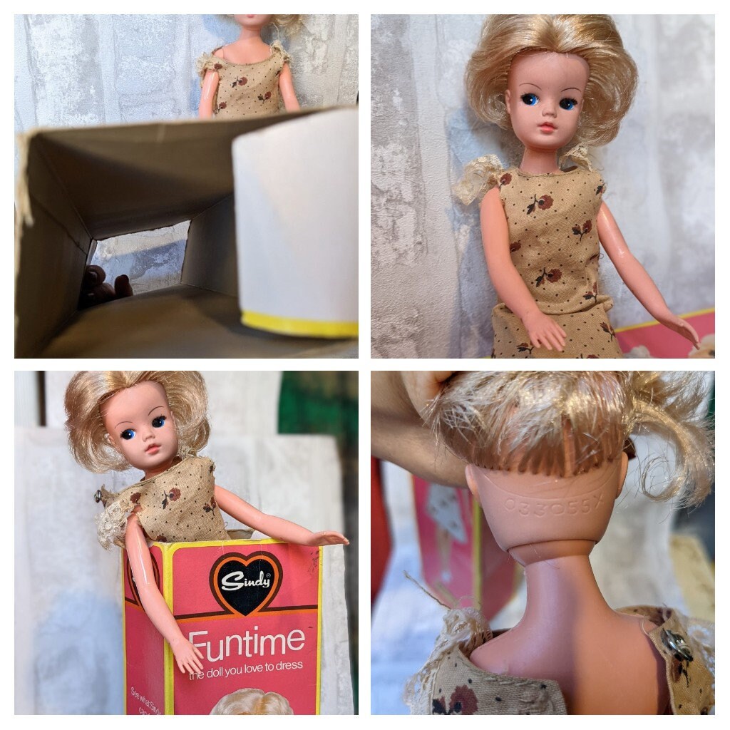 Poupée Mannequin Sindy Funtime - Boîte D'origine - Vintage Angleterre