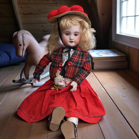 アンティークSFBJ 60 パリフランス人形 // アンティークドール