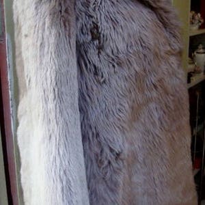 Vintage Mouton Fur Coat / Gray Brown fUR COAT / Lamb Fur / Lamb Fur Coat image 4