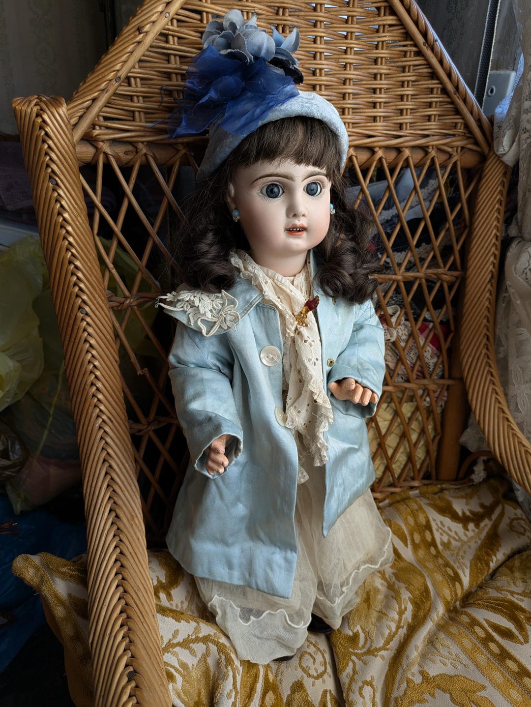 SALE♡フランス製人毛ウィッグ♡アンティークビスクドールウィッグ ドールドレス 2025年最新】ビスクドール ウィッグの人気アイテム - メルカリ