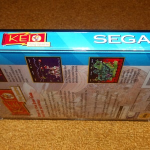 Custom printed Keio Flying Squadron Sega CD manual, and case insert Select 'man, ins & case' for Cases image 5