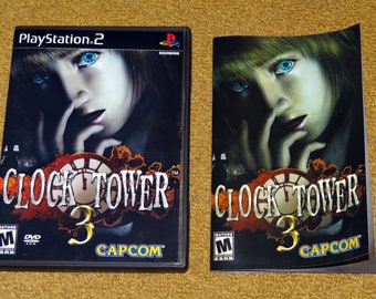 Custom printed Clocktower 3 Playstation 2 Manual, Case and Case insert