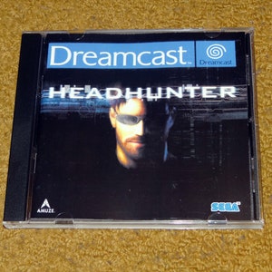 Custom printed Head Hunter Sega Dreamcast manual, case & case insert (see variations)