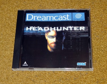 Custom printed Head Hunter Sega Dreamcast manual, case & case insert (see variations)