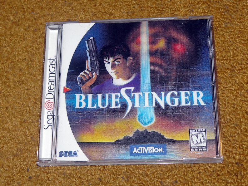 Custom printed Blue Stinger Sega Dreamcast manual, case & case insert see variations image 1