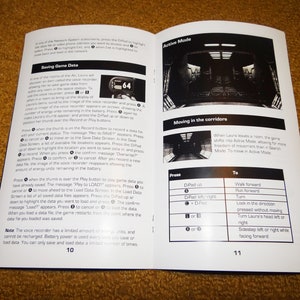 Custom printed Enemy Zero Sega Saturn manual, & case insert see variations below image 2