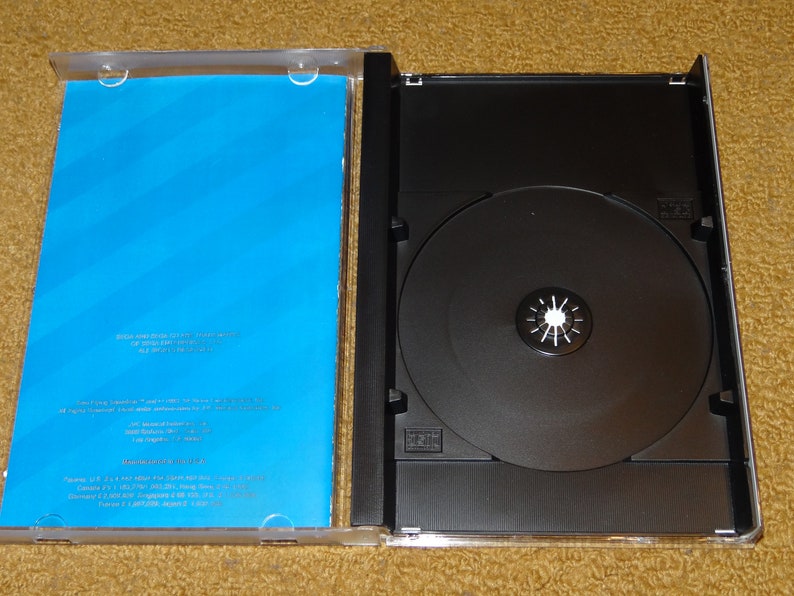 Custom printed Keio Flying Squadron Sega CD manual, and case insert Select 'man, ins & case' for Cases image 7