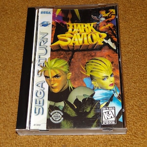 Custom printed Dark Savior Sega Saturn manual, and case insert (Select &#39;man, ins & case&#39; for Cases)