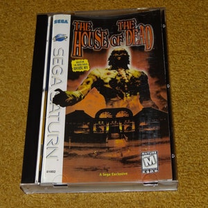Custom printed House of the Dead Sega Saturn manual, & case insert (see variations below)