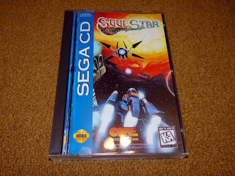 Custom printed Soul Star Sega CD manual, & case insert see variations NO CASE image 1