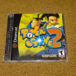 Custom printed Power Stone 2 Sega Dreamcast manual, case & case insert (see variations)