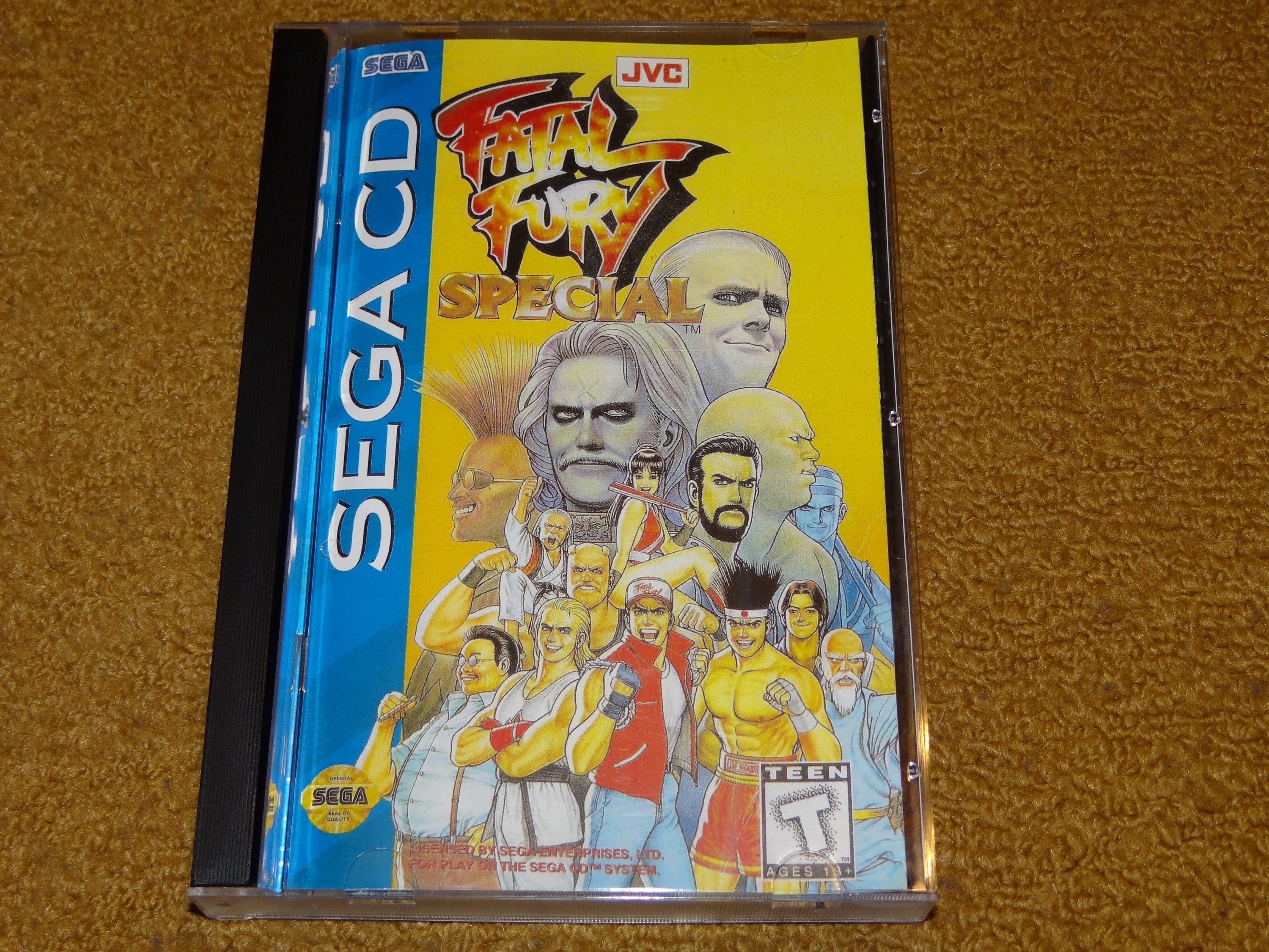 Authentic Copy of Fatal Fury Special with Manual for Sega Game