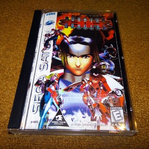 Custom printed Sega Saturn Burning Rangers manual, and case insert (Select &#39;man, ins & case&#39; for Cases)