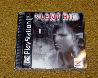 Custom printed Silent Hill Playstation manual, case insert and case (game not included)
