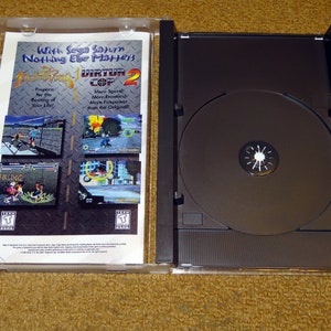 Custom printed Virtual On Cyber Troopers Sega Saturn manual, & case insert see variations below image 4