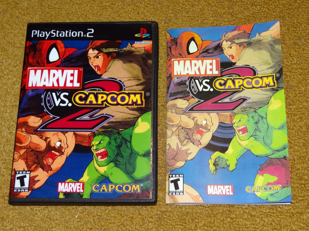 Jogo Patch De Luta Marvel Vs Capcom 2 Play2 Playstation 2