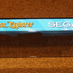 Custom printed Dungeon Explorer Sega CD manual, & case insert see variations below image 4