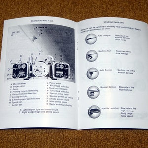 Custom printed Atari Jaguar Air Cars manual image 3