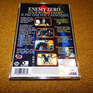 Custom printed Enemy Zero Sega Saturn manual, & case insert see variations below image 4