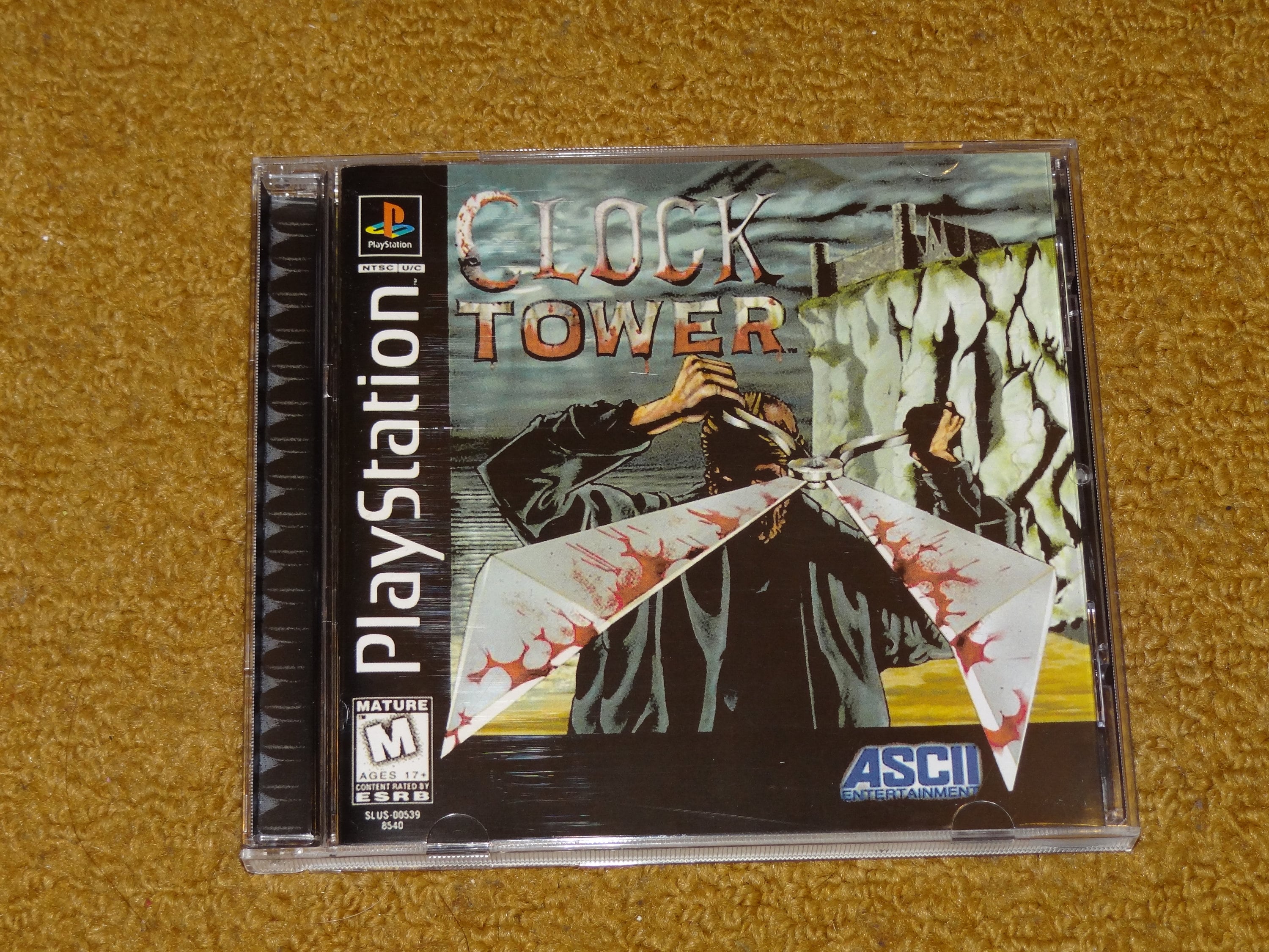 Clock Tower Sur PS1 – Complet, Boîtier FR, Jeu Rare !
