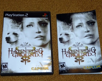 Custom printed Haunting Ground Playstation 2 manual, case insert and case (game not included) - See variations *NEW PICTURES