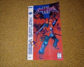 Shining Force III Sega Saturn manual only - slightly imperfect