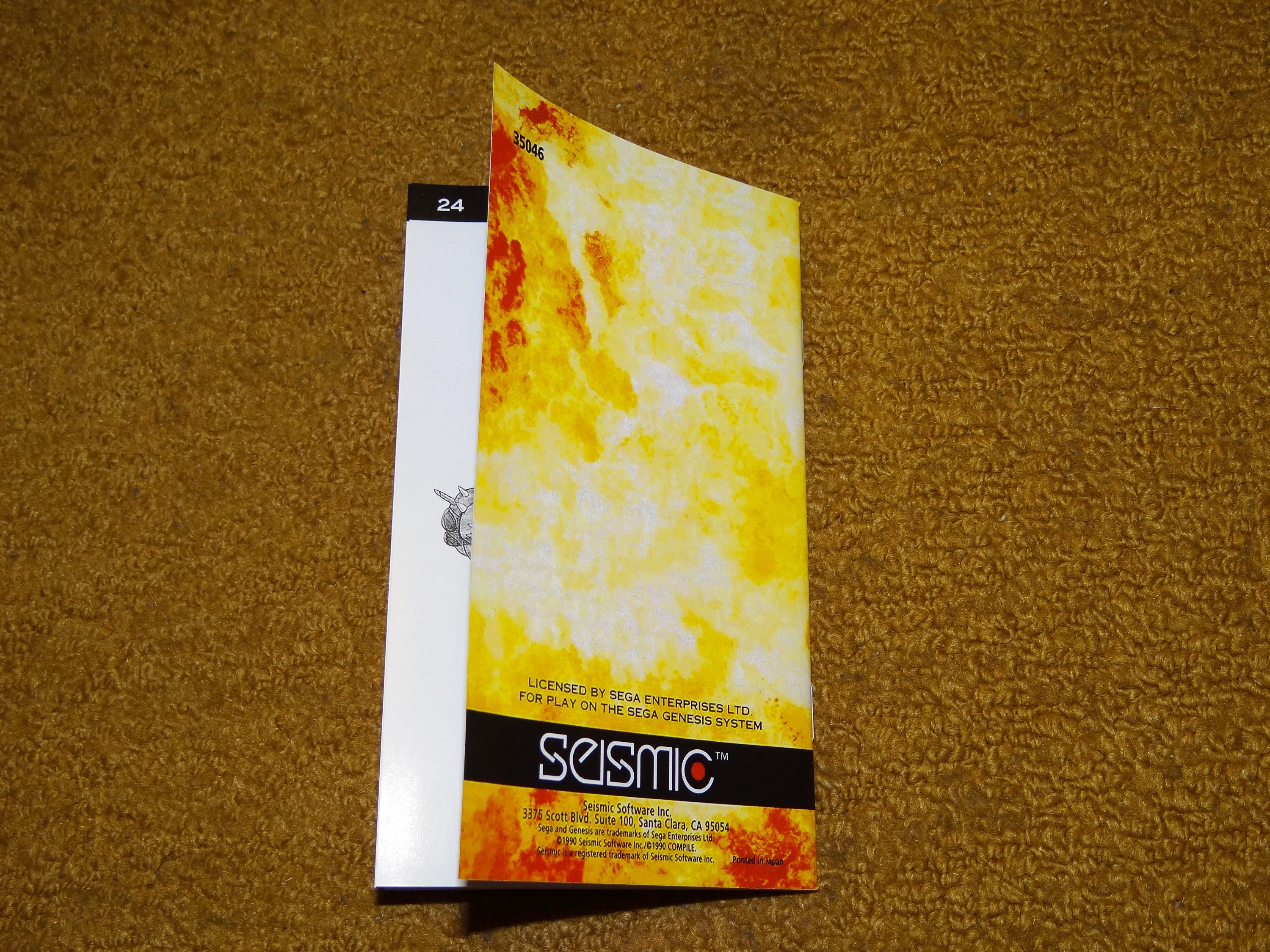 Custom Printed Sega Genesis Musha Manual - Etsy
