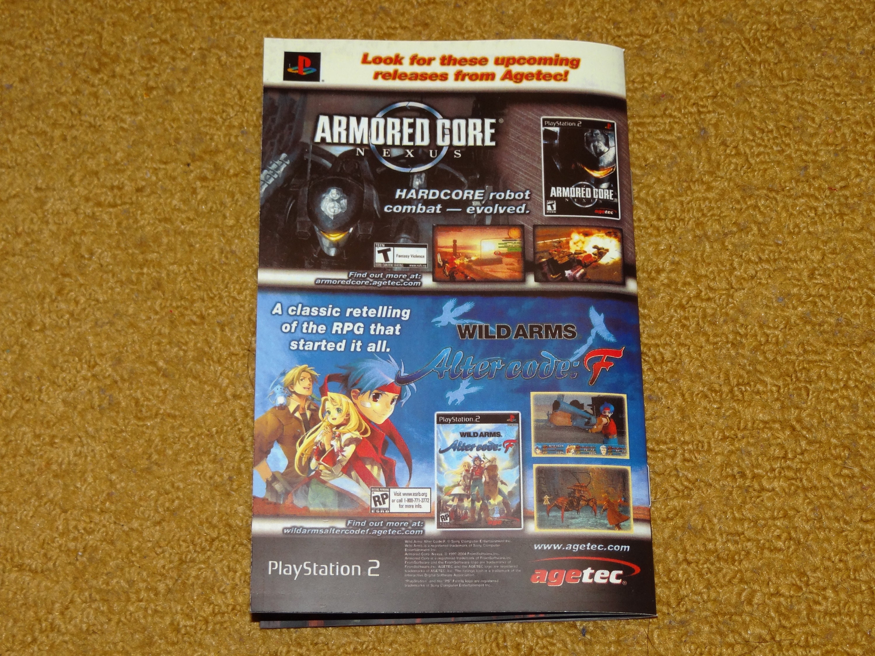 Custom Printed Kuon Playstation 2 Manual Case Insert And Case Etsy