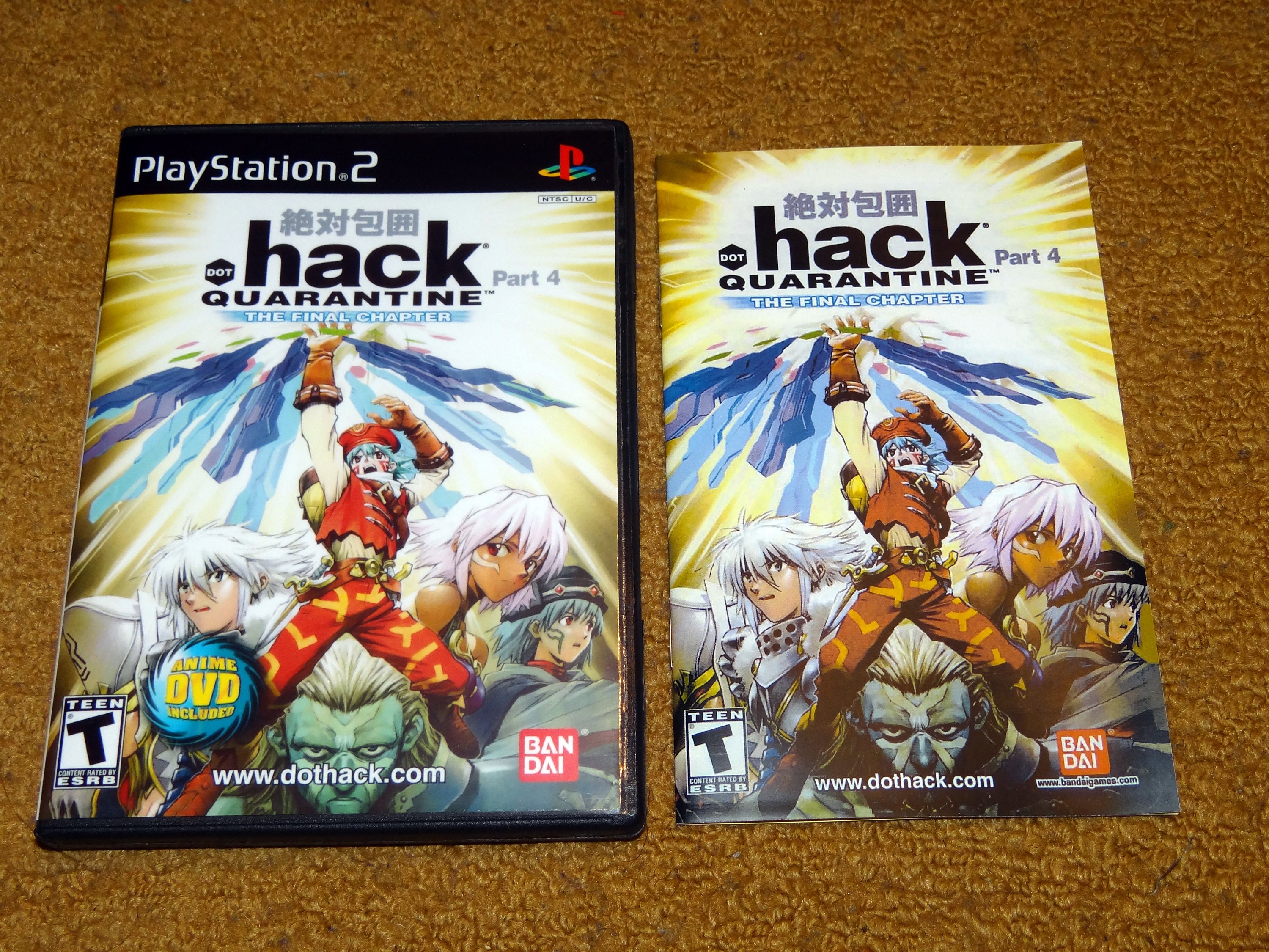 PS2 Dot Hack Series ( .Hack 1-3 & .Hack GU 1-3 ) and .Hack game