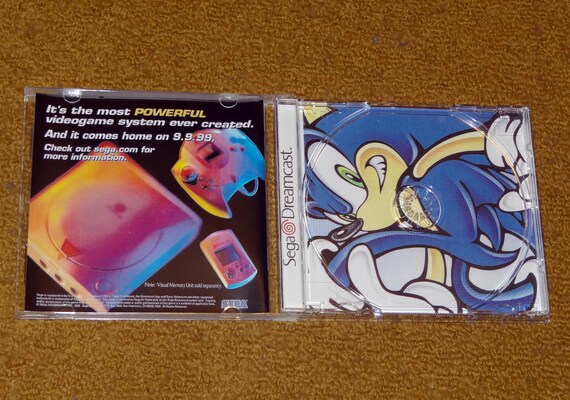Custom Printed Sonic Adventure Limited Edition Sega Dreamcast