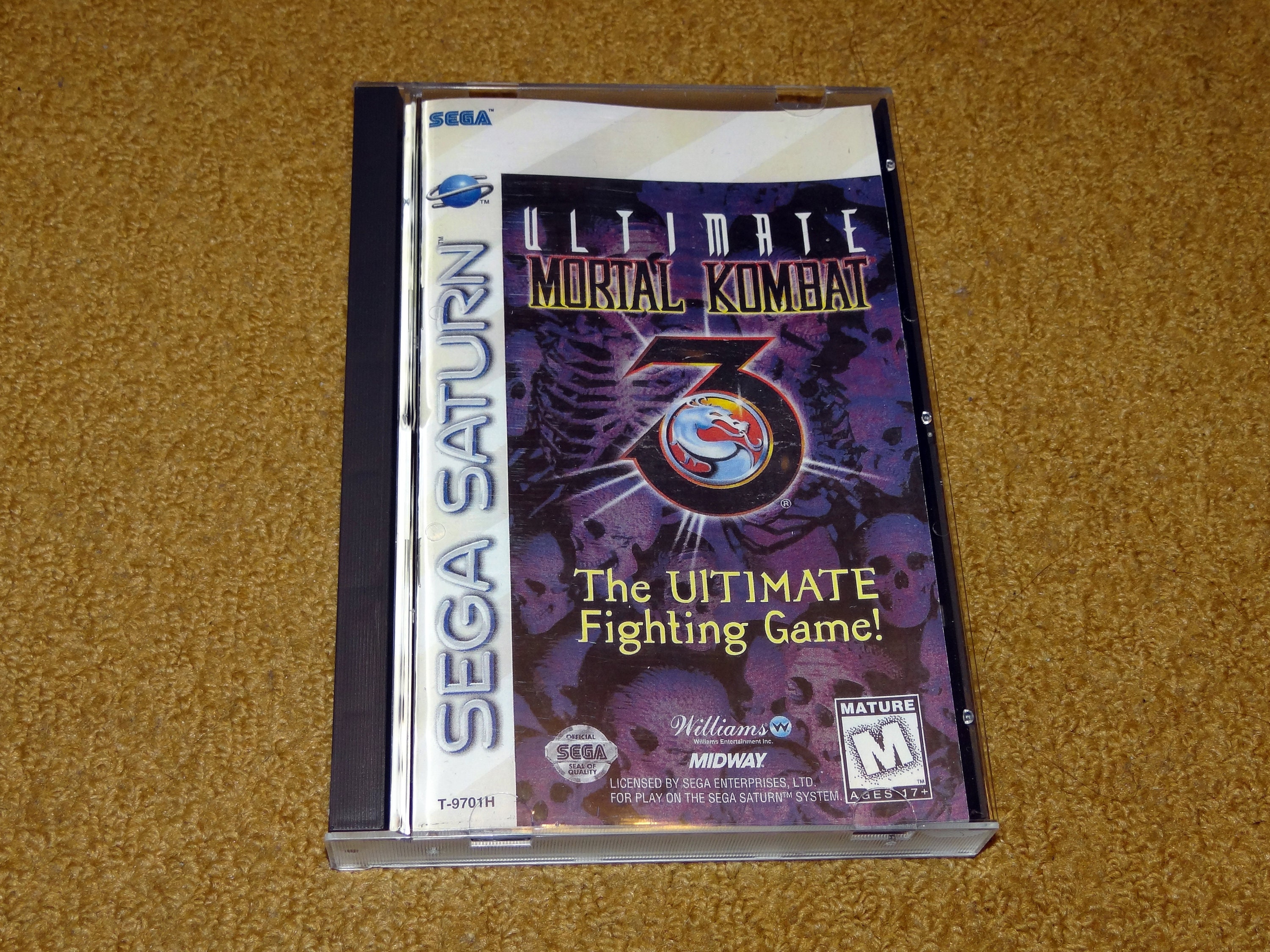  Ultimate Mortal Kombat 3 - Sega Saturn : Video Games