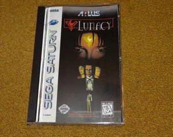 Custom printed Lunacy Sega Saturn manual, & case insert (see variations below)