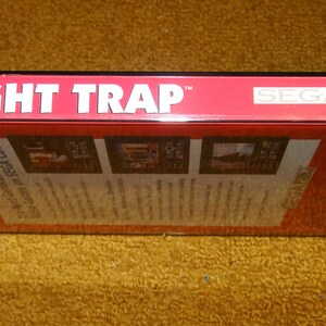 Custom printed Sega CD Night Trap manual, & case insert see variations below multiple case art options image 4