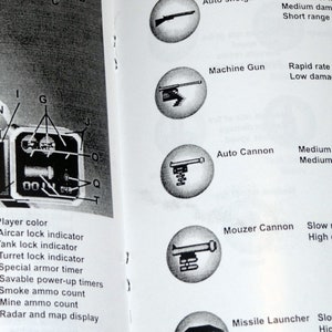 Custom printed Atari Jaguar Air Cars manual image 2