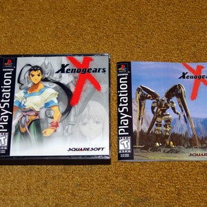 Custom printed Xenogears Play station manual, case & case insert (see variations below)
