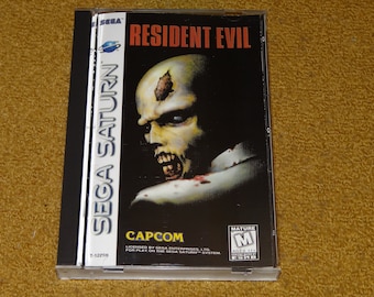 Custom printed Resident Evil Sega Saturn manual, & case insert (see variations below)