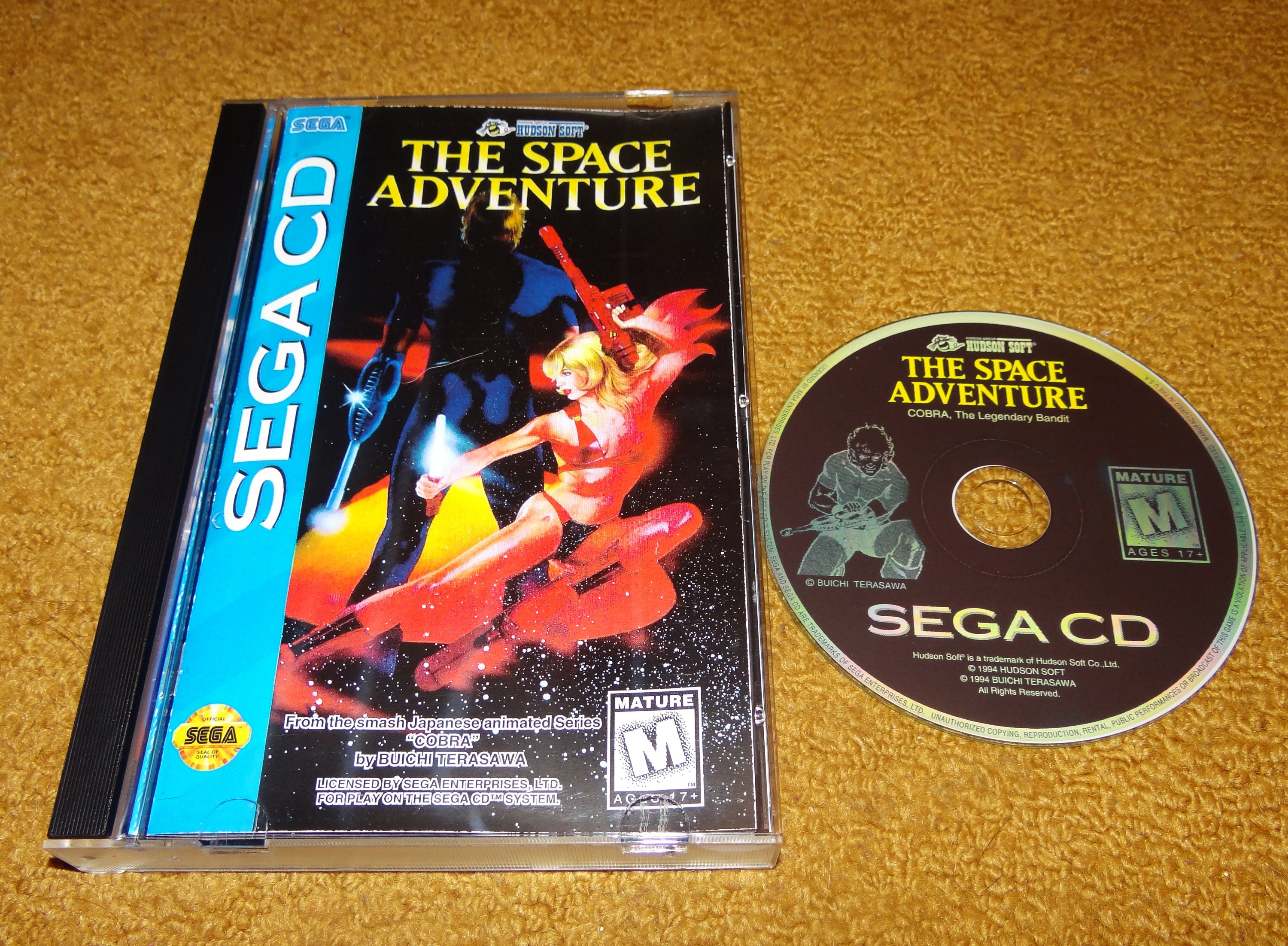 The Space Adventure Sega CD reproduction game CD reprinted | Etsy