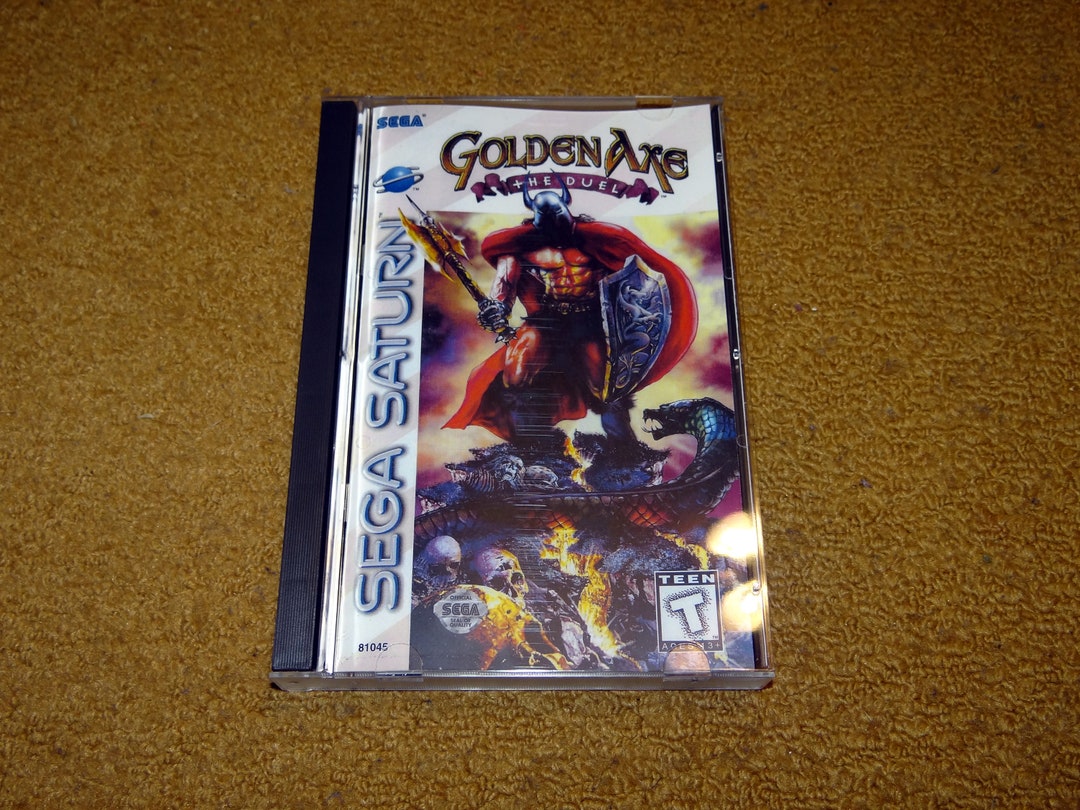 Custom Printed Golden Axe the Duel Sega Saturn Reprinted Manual