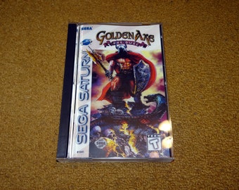 Custom Printed Golden Axe the Duel Sega Saturn Reprinted Manual