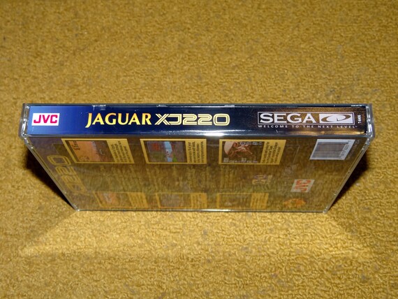 Custom Printed Sega CD Jaguar XJ220 Manual and Case Insert (check