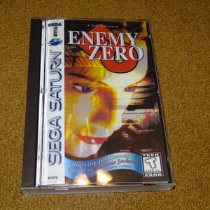Custom printed Enemy Zero Sega Saturn manual, & case insert see variations below image 1