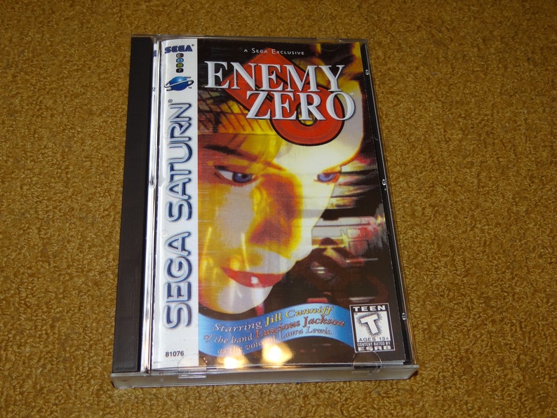 Custom printed Enemy Zero Sega Saturn manual, & case insert see variations below image 1