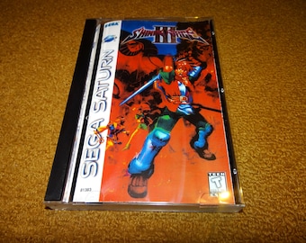 Custom printed Sega Saturn Shining Force III manual, and case insert