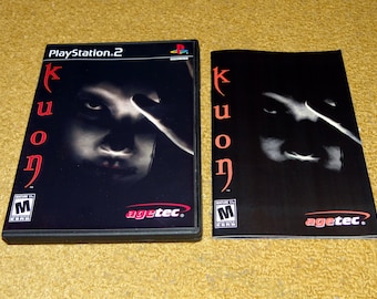 Custom printed Kuon Playstation 2 manual, case insert and case - (No game included) See variations