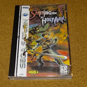 Custom printed Shining the Holy Ark Sega Saturn manual, & case insert (see variations below)