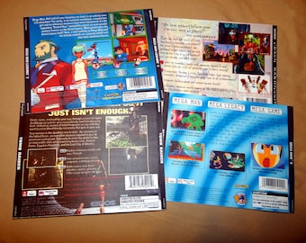 Custom printed Playstation 1 Inserts - Premium option available - Select 'man, ins & case' for Cases