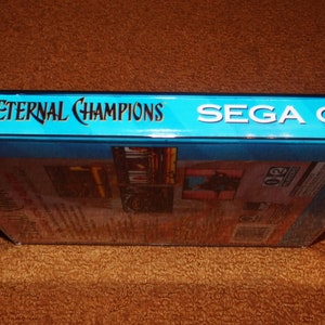 Custom printed Eternal Champions Challenge From the Dark Side Sega CD manual, & case insert see variations image 1